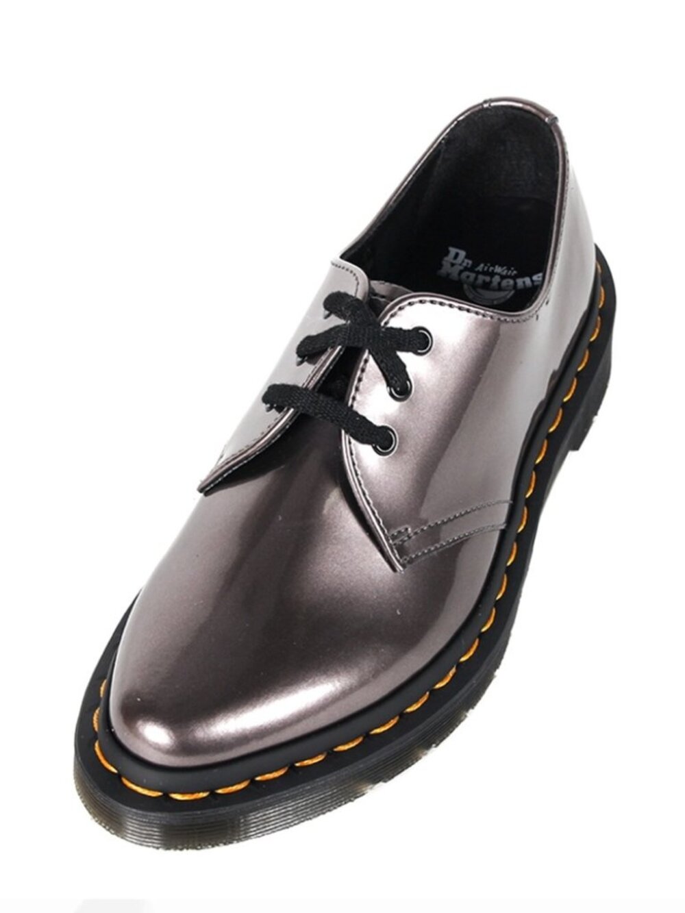 Dr. Martens Pewter Spectra Patent Oxfords Size 6